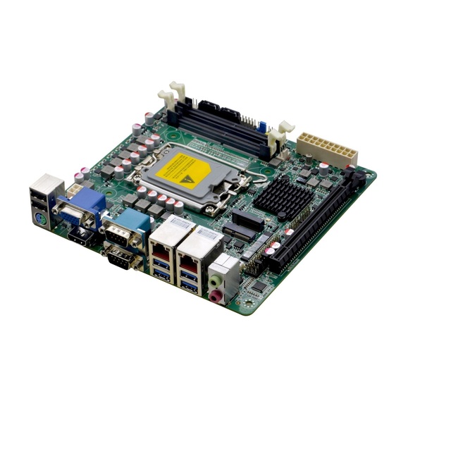 "High-Performance Industrial Mini-ITX Motherboard for Compact and Rugged Applications"