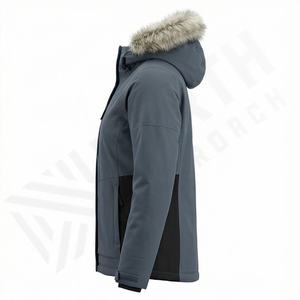 Veste parka matelassée en coton à capuche pour homme, vêtements d'extérieur d'hiver, qualité supérieure, manteau chaud tendance, personnalisable - Product Image 3