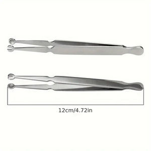 Pince à épiler de haute précision pour bijoux corporels pince à épiler chirurgicale en acier inoxydable pour nez, oreille, outil de perçage du ventre - Product Image 5