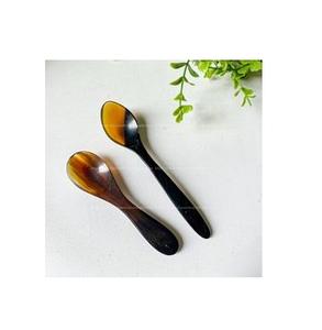 Couverts écologiques en corne de buffle naturelle de qualité avec finition polie de conception de forme personnalisée pour une utilisation dans la cuisine et l'hôtel Style antique - Product Image 5