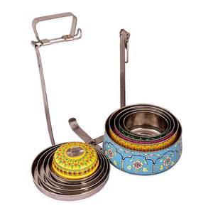 Food Container Metal Tiffin <b>Box</b> for Kids Adults Multi Layers Stainless Steel <b>Lunch</b> <b>Box</b> for Office - Product Image 2