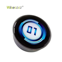 Wisecoco Pantalla LCD Inteligente HMI Redonda de 1.28 Pulgadas con Resolución 240*240, Interfaz UART CANBUS 485 232, Perilla Giratoria
