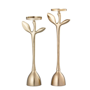 Bougeoir en métal orné avec base carrée chandelier de décoration de noël pour support de bougie décoratif de pièce maîtresse de table - Product Image 6