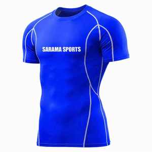 Premium Quality Hot Selling BJJ MMA Rash Guard Top Men's <b>Compression</b> <b>Shirt</b> Customized Printed Men - Product Image 2