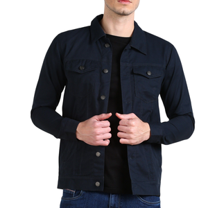 Chaqueta de lona de alta calidad para hombre con múltiples bolsillos de ajuste limpio y estilo de ropa de calle Vintage para moda urbana y looks Casuales - Product Image 1