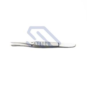 Pinzas oculares oftálmicas Moorfield de acero inoxidable (10cm) Instrumentos quirúrgicos manuales para cirugía ocular Aprobado por La CE - Product Image 1