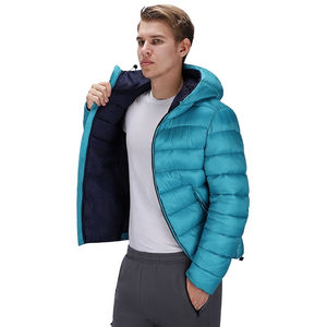 Vente en gros Veste matelassée réversible haute tendance unisexe Technique de sublimation printemps respirante coupe-vent Cheval d'hiver pour hommes - Product Image 1