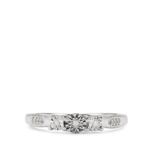 Anillo de Diamantes de 0.06ct en Plata de Ley - Product Image 2