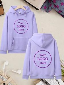 Sudadera con Capucha de Forro Polar para Mujer, Otoño 2025, Talla Grande, Manga Larga, Cómoda, Informal, Transpirable, de Punto - Product Image 2