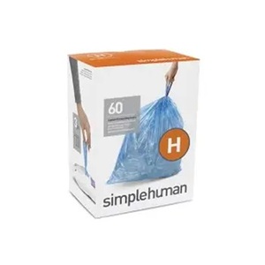 simplehuman Cubo de Basura Delgado de 5L para Baño, de Acero Blanco, con Bolsillo Integrado para Bolsa de Basura - Product Image 6