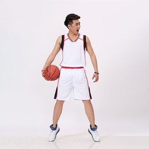 Maillots de basket-ball sur mesure pour hommes, uniformes de basket-ball simples - Product Image 5