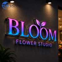Fabricant d'origine – Lettres murales 3D élégantes – Enseigne LED personnalisée pour magasin – Panneaux lumineux sur mesure pour studio, boutique, intérieur et extérieur