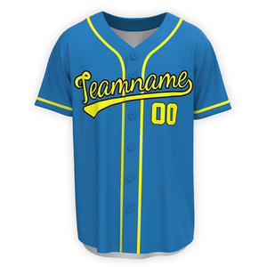 Maillot de baseball softball en polyester personnalisé de haute qualité, respirant et en gros imprimé par sublimation, portable et élégant - Product Image 2