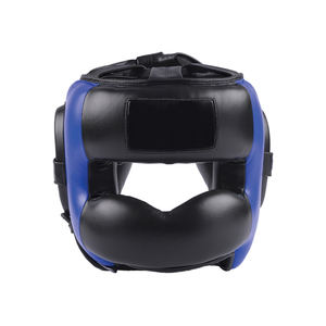 หมวกป้องกันศีรษะทรงรี DECENT FIGHT WEARS ทำจากวัสดุ PU Raxine สำหรับกีฬา MMA มวยไทย และคิกบ็อกซิ่ง (ดีไซน์ระบายอากาศได้ดี) เหมาะสำหรับทุกเพศ - Product Image 1