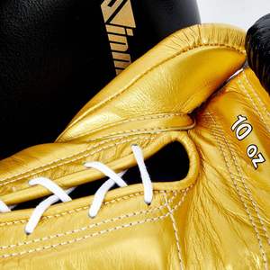 2024 nouveauté gagner noir et or personnalisé Sparring formation gants de boxe vente chaude en cuir gants de boxe professionnels - Product Image 6