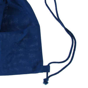 Sac à dos en polyester de qualité supérieure avec cordon de serrage, couleur noire, sac de sport de voyage en tissu avec logo personnalisé imprimé - Product Image 2