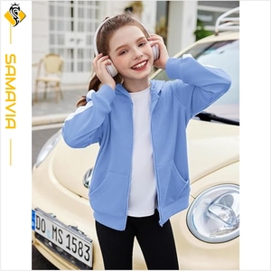 ชุดกีฬาสำหรับเด็กผู้ชายเด็กผู้หญิงมีฮู้ด - Product Image 4