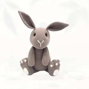 Preiswerter Häkel-Spielzeug-Häkel-Hundespiegel-Häkel-Plüschtiere für Babys Geschenk für Kinder Amigurumi-Häkelpuppe kostenloses Muster