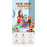 Bloques de Construcción de Espuma EVA Suave para Niños, Multicolores, Unisex, Juego para Edades de 2 a 13 Años