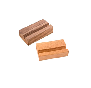 Tarjetero de madera ecológico, regalo creativo, tarjetero de visita Natural 100%, soporte de exhibición, pieza de diseño - Product Image 5