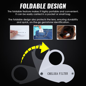 New Mini Chelsea Lọc Đá Quý công cụ với Kính lọc 21 Mét Đường kính ống kính có thể gập lại thiết kế Heavy Duty đá quý Công cụ (OEM) - Product Image 4