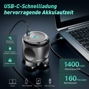 Rasoir rotatif rechargeable pour hommes, rasoir électrique étanche pour la tête, tête mobile, charge Type-C, utilisation humide et sèche pour le visage et le corps, IPX7 - Product Image 5