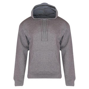 Logo personnalisé pas cher prix anti-empilage unisexe sweat à capuche nouveauté Hip Hop couleur unie deux tons fermeture éclair sweat à capuche - Product Image 2