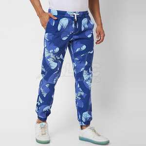 Jogging décontracté léger pour homme avec taille mi-haute, matière extensible douce en polyester/coton pour une utilisation quotidienne - Product Image 4