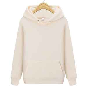 Pull ample luxueux unisexe à capuche, lourd, imprimé, 100% coton, tricoté, col à capuche, polyvalent, décontracté, hiver - Product Image 5