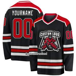 Best Ice hockey Jersey High Quality Sublimation Uniform In Different Sizes & Wholesale price Custom logo - Product Image 3