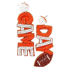 ต่างหูแฟชั่นแบบใหม่ที่ดูดีที่สุดสำหรับงานแต่งงานของผู้หญิงงานหมั้นใช้ปักลูกปัดเครื่องประดับบรรจุอย่างดี - Product Image 1