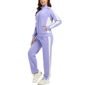 Personalizado de fábrica al por mayor de las mujeres más tamaño Streetwear gimnasio chándal conjunto de 2 piezas con capucha y Jogger Conjunto para las mujeres - Product Image 1