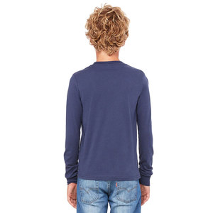 T-shirt en coton à manches longues (jeunesse et adulte)/marine/océan lacs école primaire t-shirt à manches longues - Product Image 2