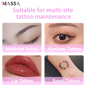Crema de recuperación de cuidado posterior de tatuaje Microblading de MASSA, <span class=keywords><strong>pomada</strong></span> de <span class=keywords><strong>vitamina</strong></span> A y D para reparación de tatuajes, maquillaje y accesorios de maquillaje permanente - Product Image 4