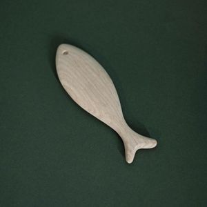 งานตกแต่งผนังงานฝีมือรูปปลาทำจากไม้ - Product Image 2