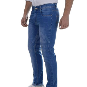 Pantalon en jean de fabrication professionnelle à bas prix Service OEM Pantalon en jean pour hommes de conception de logo sur mesure à vendre - Product Image 3