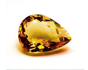 Piedras preciosas de citrino genuinas Piedras en forma de pera Gemas de citrino de corte facetado semipreciosas sueltas a precio de fábrica al por mayor - Product Image 3