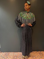 Robe de mariée élégante sans manches à épaules dénudées, robe de bal, appliques en dentelle perlée, laçage, longueur au sol, taille naturelle, grande taille