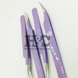 Pince à épiler vison personnalisé de qualité supérieure pince à épiler d'extension de cils disponible en couleur revêtement Logo privé quantité minimale de commande pince à épiler vison - Product Image 5