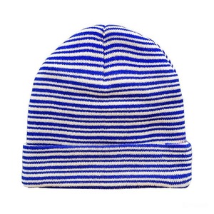 Gorro de viaje de punto a rayas 100% Acrílico - Product Image 1