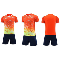 Conjunto de uniforme de fútbol de secado rápido con logotipo personalizado, ropa deportiva de fútbol, uniformes de fútbol de alta calidad al por mayor 2025