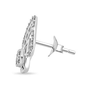 Pendientes Zarkan Sooth Sailor con diamantes plateados y tachuelas - Product Image 4