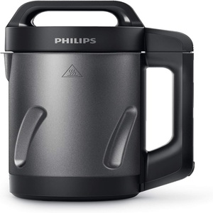 Philips Viva Collection SoupMaker, 1.2 L, fait 2-4 portions, 6 programmes prédéfinis, noir et acier inoxydable (HR2204/70) - Product Image 1