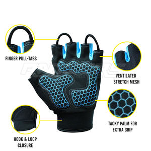 Gants d'haltérophilie pour Gym hommes femmes disponibles entraînement Fitness haltérophilie gants de gymnastique 2025 - Product Image 5