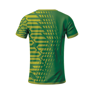 Custom Design Anti-Bacterial Short Sleeve Polyester Sportswear Fashion Sublimation Printed Tee Set - Product Image 3