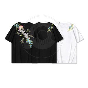 Camiseta de hombre con bordado de moda, diseño elegante, cómoda y a la moda, camiseta de hombre con bordado para ropa de calle, venta en línea. - Product Image 4