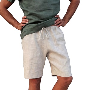 Pantalones cortos con estilo cómodos y de primera calidad para hombre, tejido no tejido de patrón sólido para playa, informales y deportivos, pantalones cortos informales Premium para hombre - Product Image 1