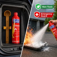 Extincteur en aérosol en mousse ignifuge pour voiture, en tôle écologique, 1000 ml, pour la prévention des incendies