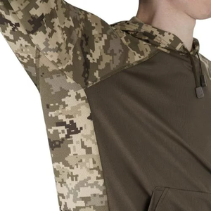 Chemise d'été légère à manches raglan avec tissu respirant et coupe extensible "SERPENS" - CAMO - Product Image 4