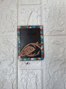 Diseño único, tallado a mano, ATM tarjeteros, elegante, multiusos, cuero occidental, tarjetero, monedero para Unisex - Product Image 3